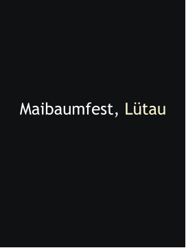 Maibaumfest, Lütau